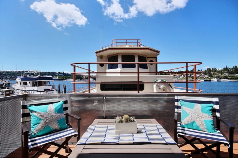 Deck of Seattle houseboat