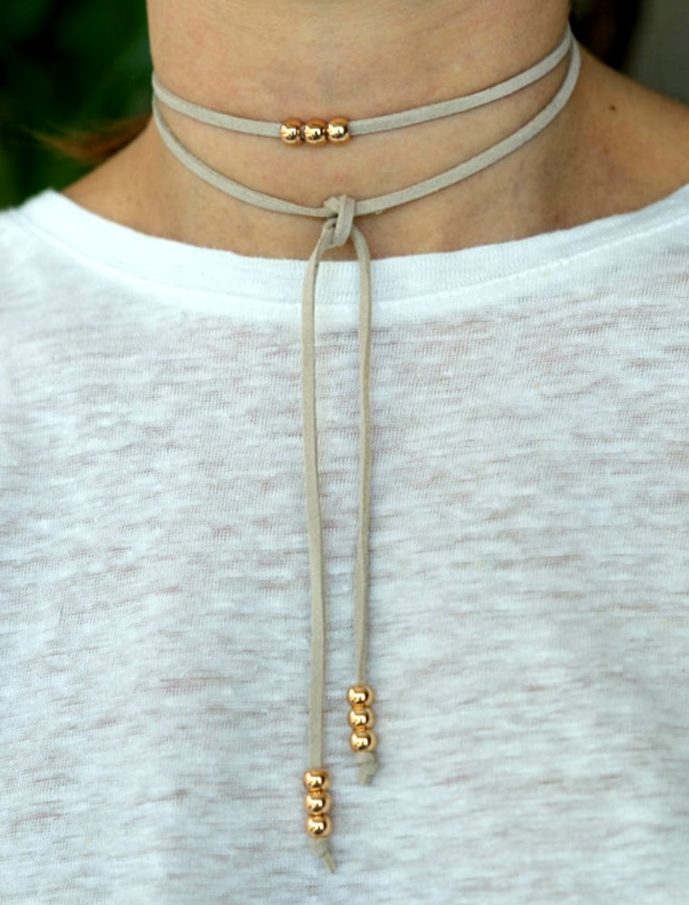 Elissa Suede Choker necklace women's accessories fashion style