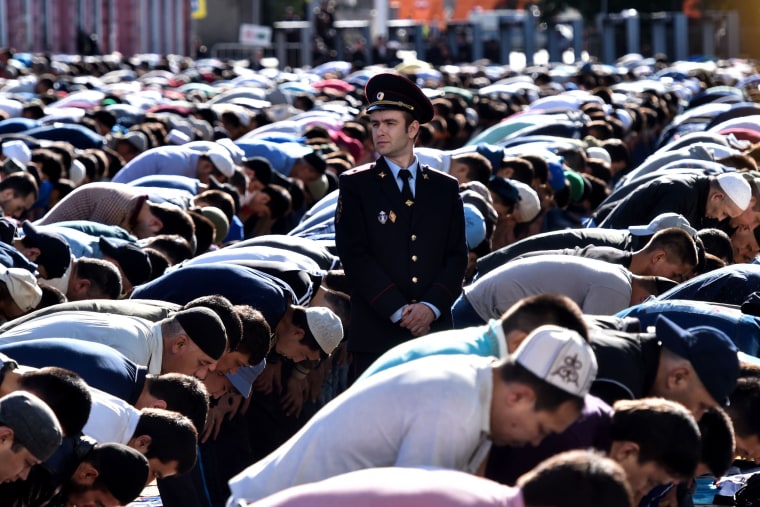 Image: TOPSHOT-RUSSIA-RELIGION-ISLAM-EID