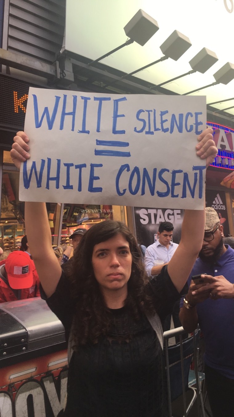 Woman at March in NYC