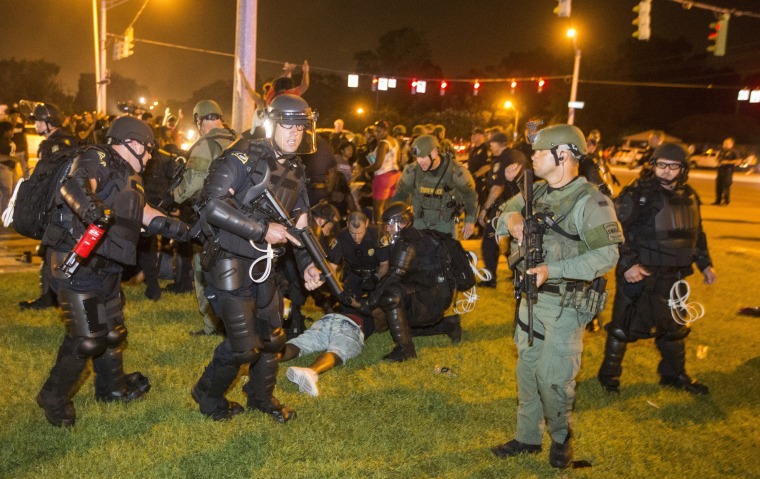 Image: Protests Continue In Baton Rouge After Police Shooting Death Of Alton Sterling