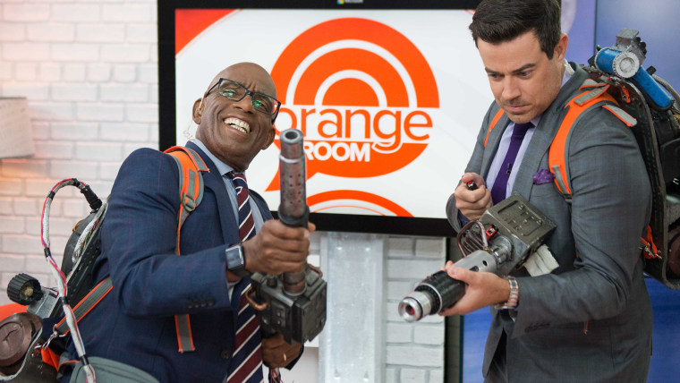 Al Roker and Carson Daly are "Ghostbusters," on TODAY.