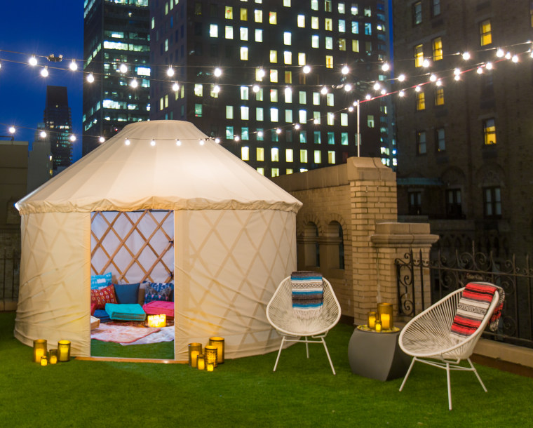 Glamping suite at W New York