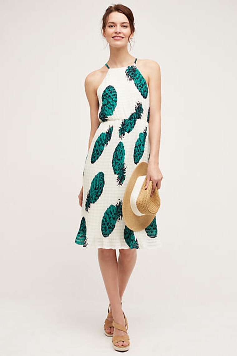 Pineapple midi dress