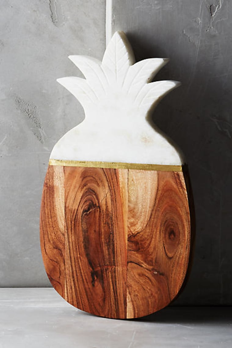 Anthropologie pineapple cutting board