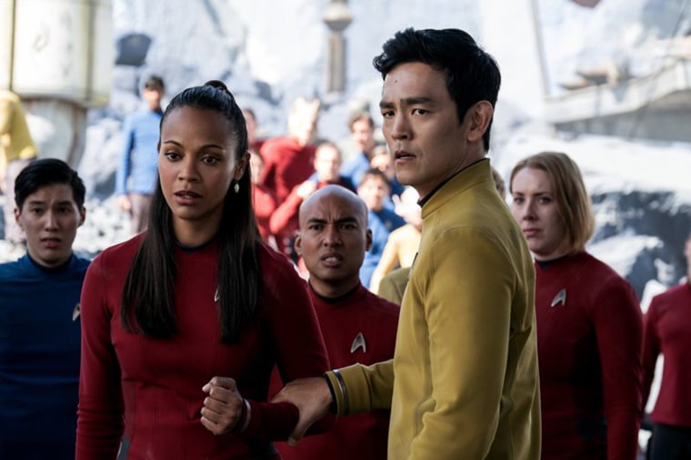 Image: John Cho and Zoe Saldana in "Star Trek Beyond"