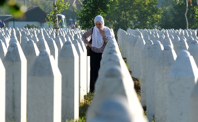 Image: TOPSHOT-BOSNIA-WARCRIMES-SREBRENICA-ANNIVERSARY