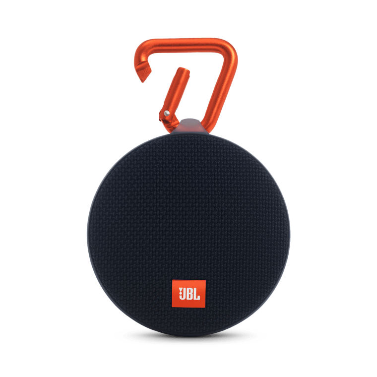 The JBL Clip 2 bluetooth speaker.