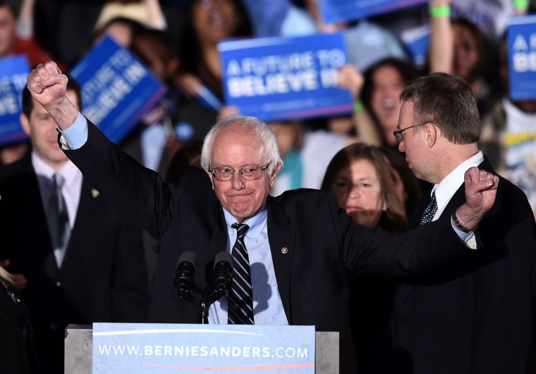 Image: US-VOTE-DEMOCRAT-SANDERS
