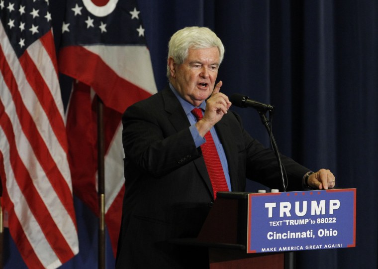 Image: Newt Gingrich on July 6, 2016
