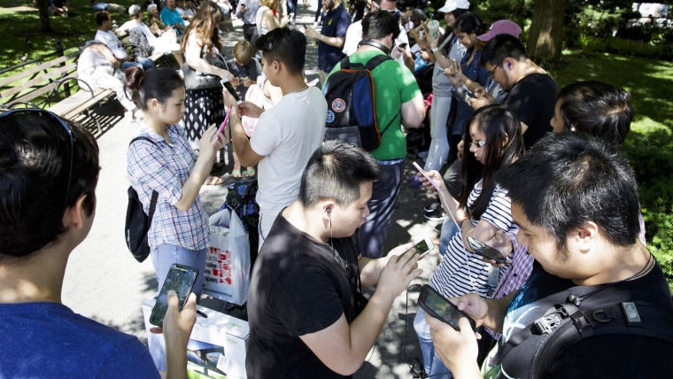 Pokemon Go Players in New York