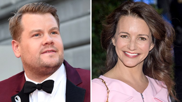 James Corden; Kristin Davis