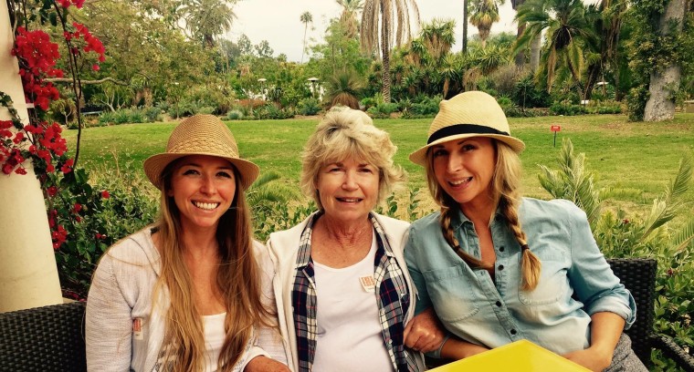 Marilyn Voight (left), Charlene Voight (right) and their mother.