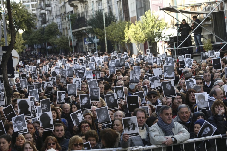 Image: Commemoration of 22nd anniversary of AMIA attack in Buenos Aires