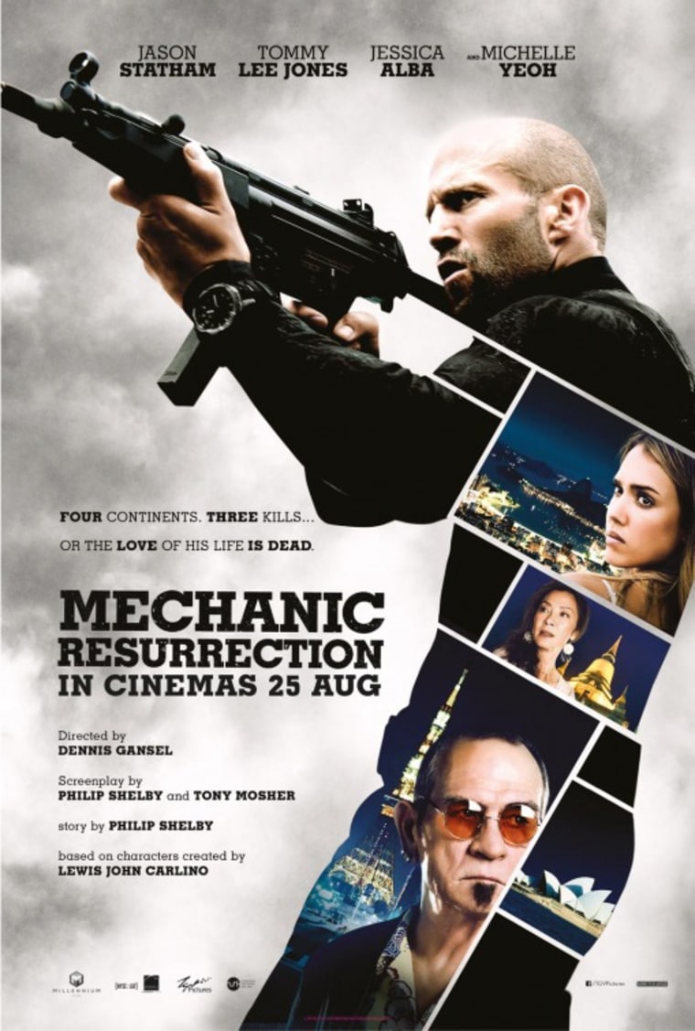 Mechanic: Resurrection Jessica Alba Movie Poster