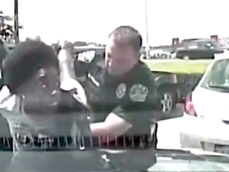 Breaion King, 26, was pulled over on June 15, 2015, for driving 15 miles over the speed limit. She got out of the car and was ordered back inside by the arresting officer, Bryan Richter, tells her to get back inside. After she is asked to put her feet inside the car, the situation dramatically escalates.