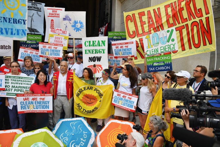 Image: Activists Rally In Philadelphia Ahead Of The Start Of The Democratic National Convention