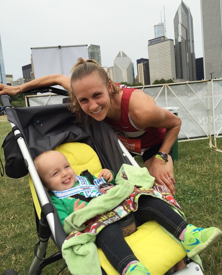 Famous Running Mom and Her 9-Month-Old Smash Stroller Half Marathon Record