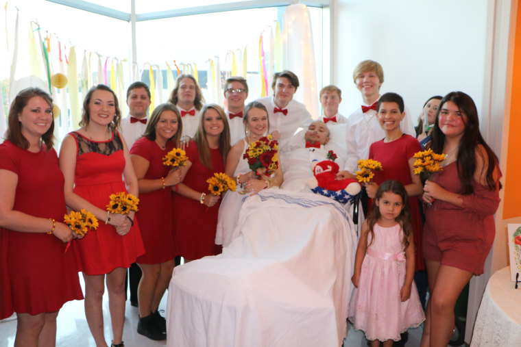 18 year olds marry in children's hospital