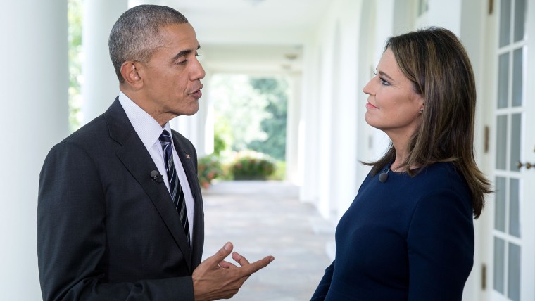 President Barack Obama, Savannah Guthrie