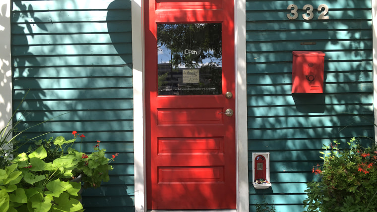 red door