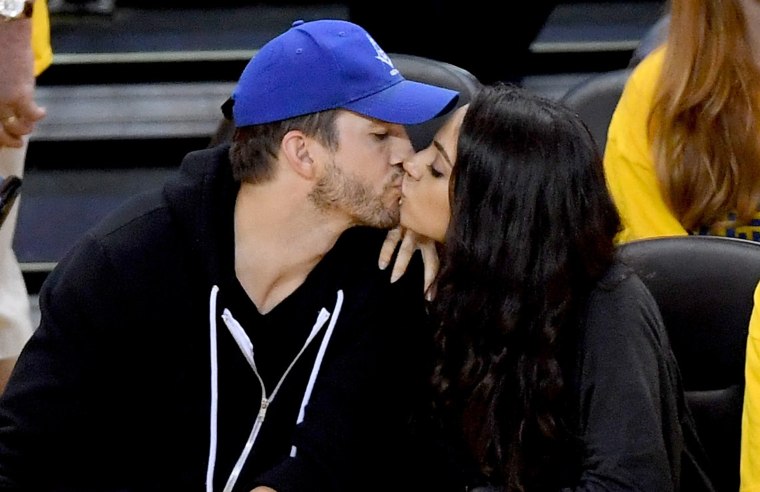 Ashton Kutcher and Mila Kunis