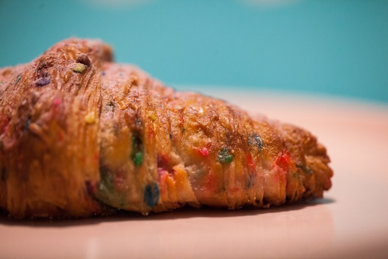 Rainbow Birthday Croissant