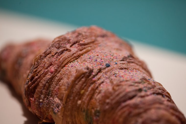 Rainbow Birthday Croissant