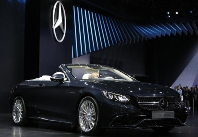 The 2016 Mercedes-AMG S 65 Cabriolet is displayed at the North American International Auto Show in Detroit