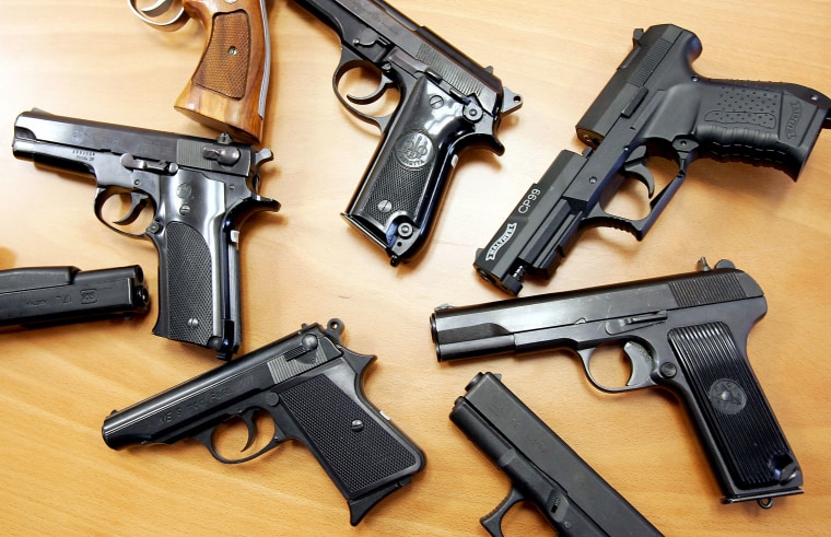 Firearms Are Displayed Recovered From Recent Police Operations