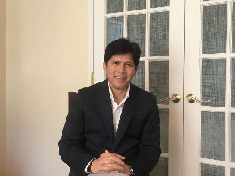 California Senate Pro Tempore Kevin De Leon at the 2016 Democratic National Convention.