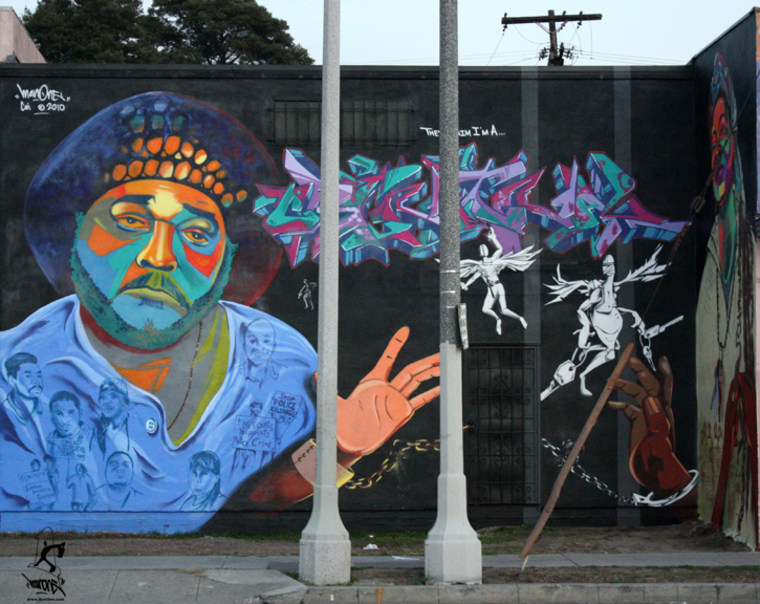 "They Claim I'm a Criminal" by Man One in Los Angeles, California, 2010