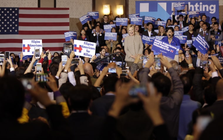 Image: Hillary Clinton, Judy Chu