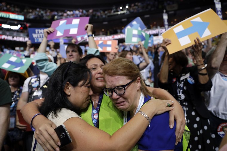IMAGE: Women delegates at DNC
