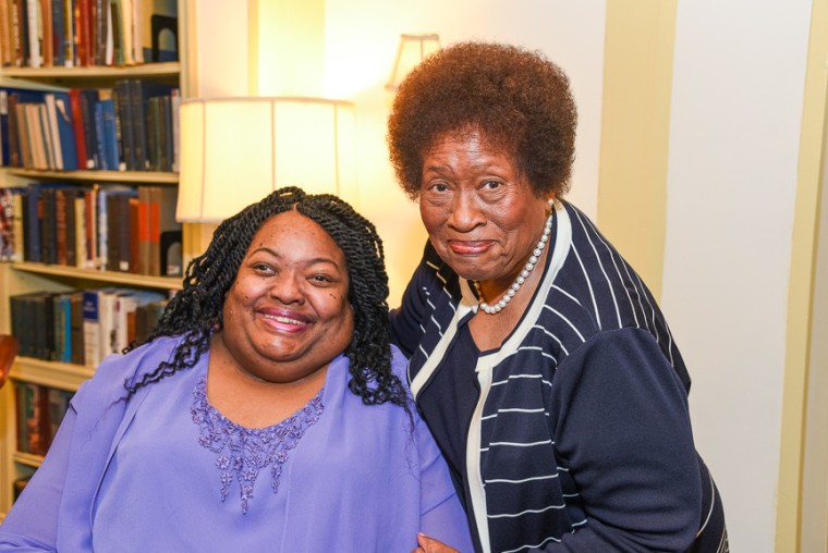 Author Crystal Emery and Dr. Joycelyn Elders at the Changing the Face of Medicine event at the Yale Club of New York on June 8, 2016.