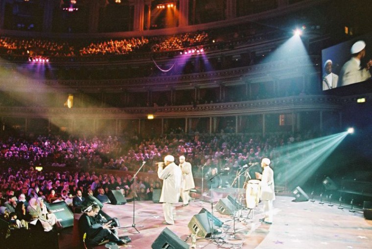 Native Deen performs at the Royal Albert Hall in London in 2003 for a show called the "Night of Remembrance."