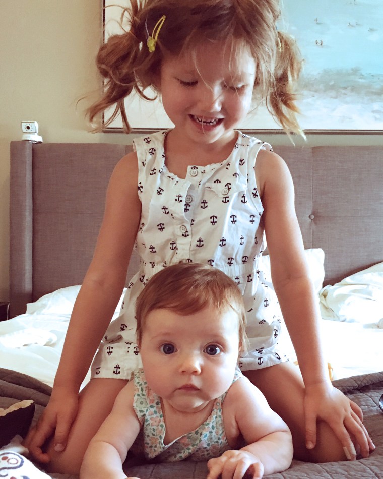 Carri Kessler's kids, Hadley and Margot