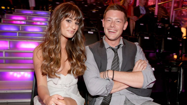 Lea Michele and Cory Monteith