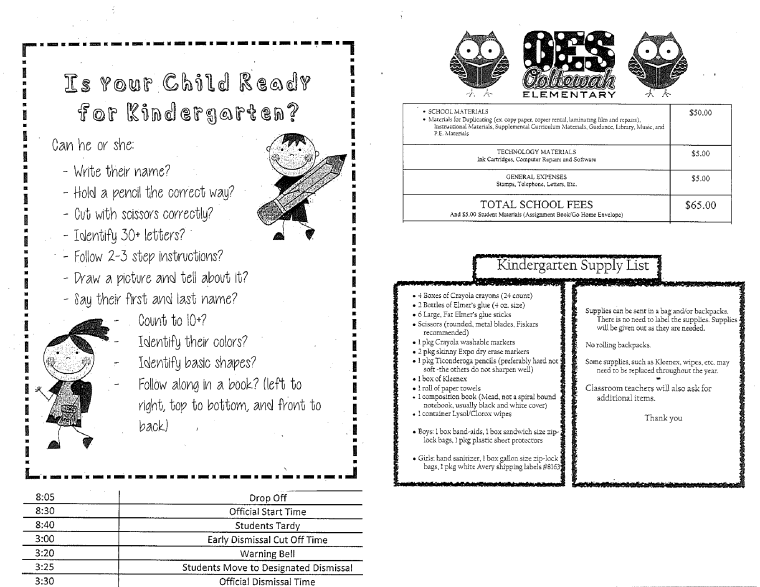 Is your child ready for kindergarten? Hamilton County, TN