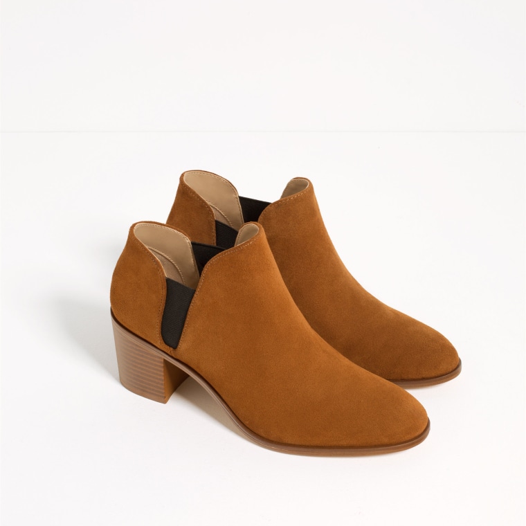 Zara leather ankle boots
