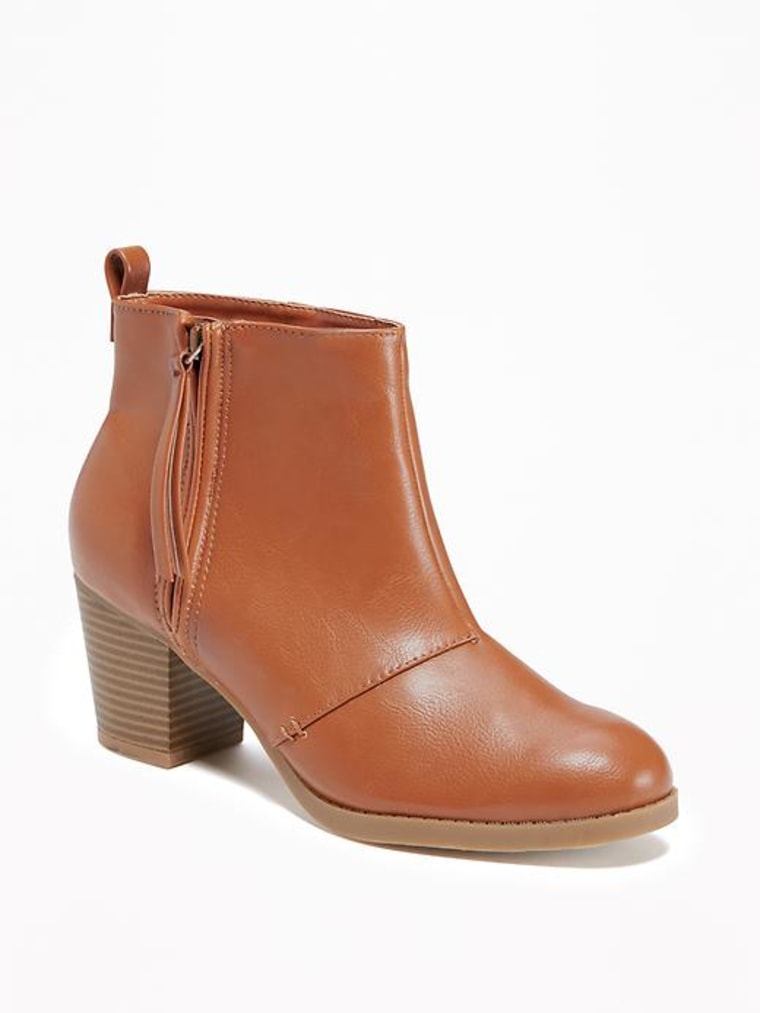 Old Navy side zipper boots