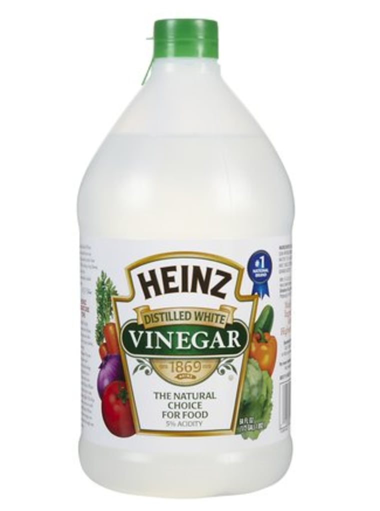 Distilled white vinegar is an all-purpose laundry helper.
