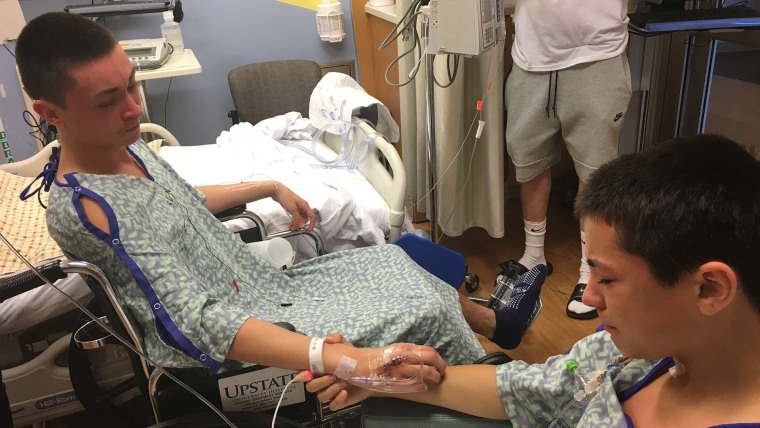 The DeGonzaque brothers share bond after kidney transplant