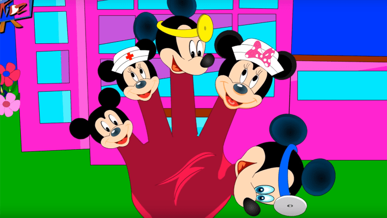 Doctor Mickey mouse finger family song and more mickey songs