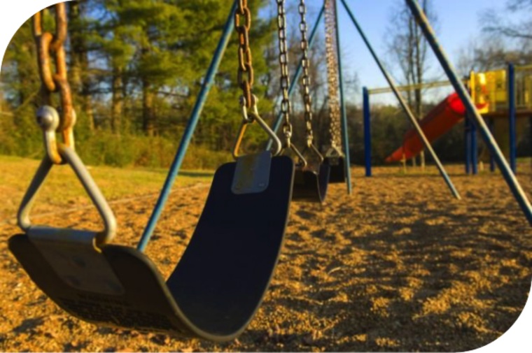 Playground swing