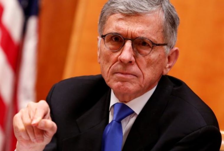 Federal Communications Commission Chairman Tom Wheeler speaks at the FCC Net Neutrality hearing in Washington
