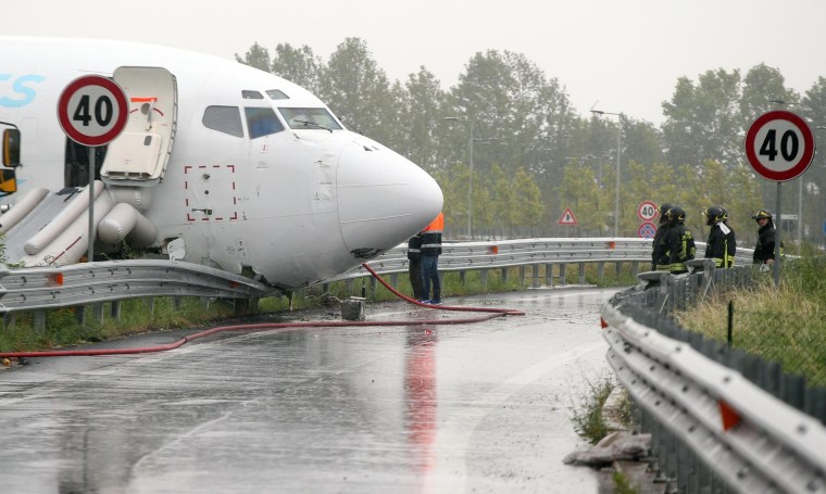 Image: Cargo plane near Bergamo, Italy