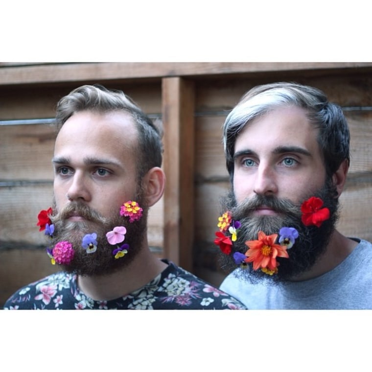 The Gay Beards, Brian Delaurenti and Johnathan Dahl, have amassed a substantial following on Instagram.