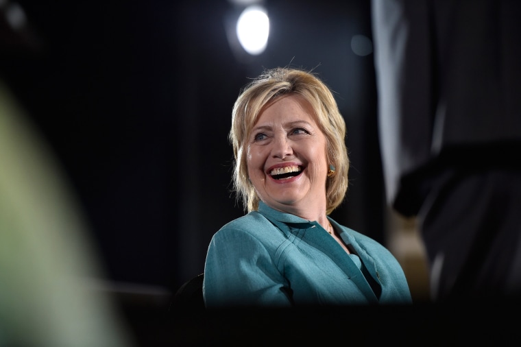 Image: Hillary Clinton Campaigns In Las Vegas