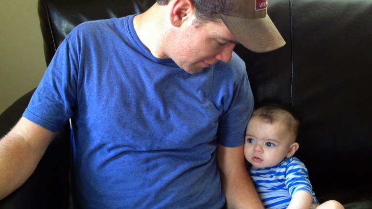 Steve and Rivers Gleason.